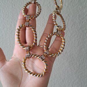 The Limited Y2K Iconic Gold Chain Link Belt w/Toggle Link